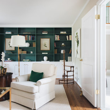 Lake Forest Refreshed Traditional Living Room