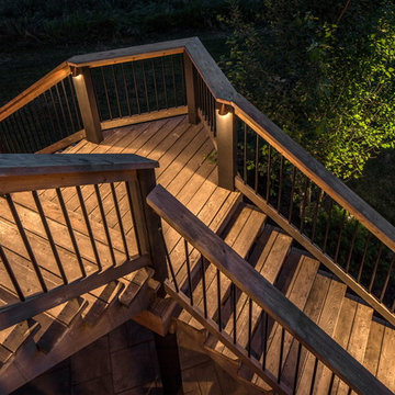 Sunset Acreage | Deck Stair Lighting Omaha, NE