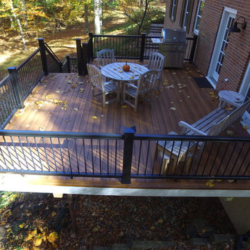 Zuri Deck (Walnut) With Timbertech Radiance Rail
