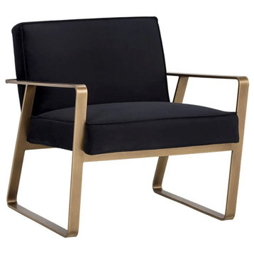 Tarmon Lounge Chair, Abbington Black
