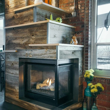 Downtown Loft Transformation Unites Industrial and Organic Elements