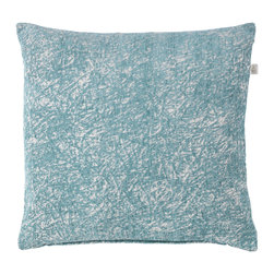 Coussin FIEKA coloris jade clair 45x45 cm - Decorative Pillows
