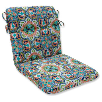 Lagoa Tile Flamingo Rounded Corners Chair Cushion, 40.5"x21"x3"