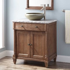 Vessel sink deals vanity 30 inch