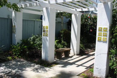 This is an example of a coastal landscaping in San Diego.
