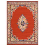 Unique Loom - Unique Loom Terracotta Washington Reza 7'x10' Area Rug - The gorgeous colors and classic medallion motifs of the Reza Collection will make a rug from this collection the centerpiece of any home. The vintage look of this rug recalls ancient Persian designs and the distinction of those storied styles. Give your home a distinguished look with this Reza Collection rug.
