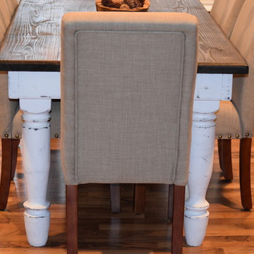 Turned Legs Farmhouse Table