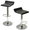 Modern Home Sigma Contemporary "Leather" Adjustable Height Barstool - Bar or Co