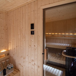 Backyard Oasis with an Outdoor Sauna - Saunas