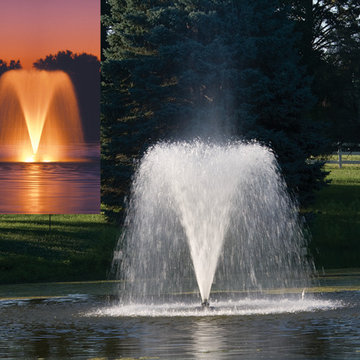 SS2 Crown Gusher Floating Lake Fountain Supplied to Voru in Estonia