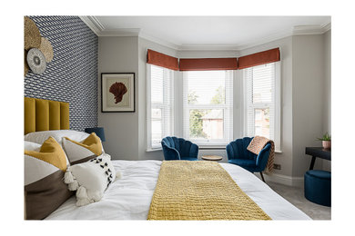 Photo of a bohemian kids' bedroom in Dorset.