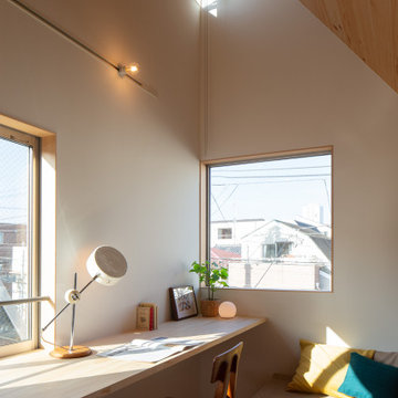 狭小地でかなえる開放感が感じられる家-下馬の家