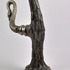 Feathered Swan Bar Faucet, Pewter