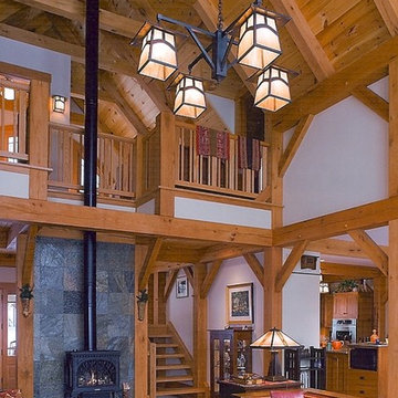 Timber Frame Ski Lodge