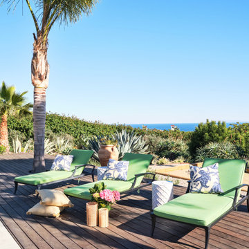 Malibu Outdoor Lounge with Ocean View Deck