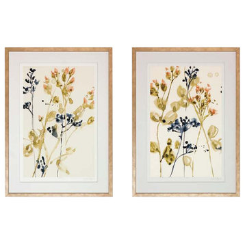 Watercolor Blossoms Framed Art Print