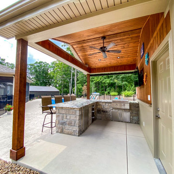 Pool House and Screen Room Area