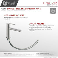 STYLISH Single Handle Modern Bathroom Faucet Basin Sink Faucet