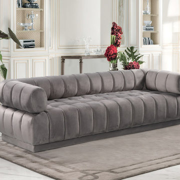 Chic Home Quebec Sofa, Gray