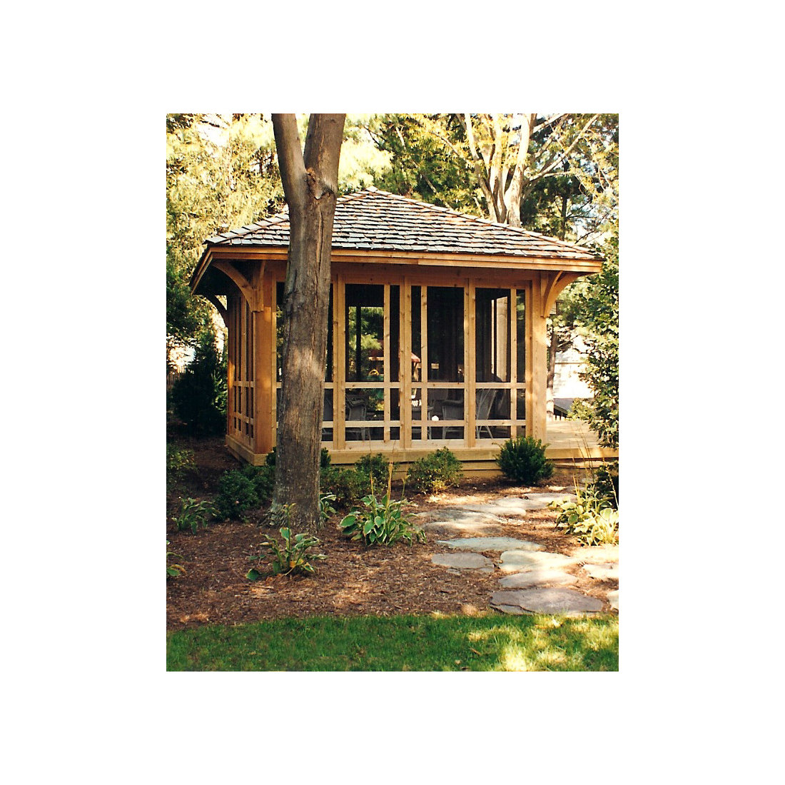 Rustic Screened Porch