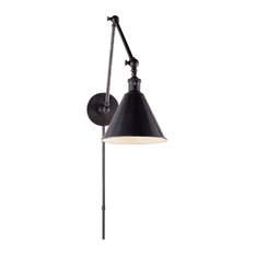 E.F. Chapman Boston 1-Light Task Wall Sconce, Bronze