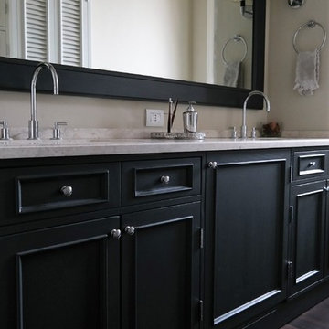 Un appartamento new england style: mobile bagno