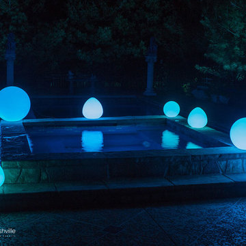LED Illuminated Spheres at home in Brentwood, TN