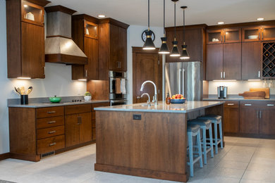 Transitional kitchen photo in Other