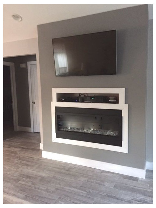 Challenge With Covering Tv Fireplace Wall With Stone Veneer