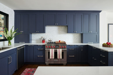 Example of a transitional kitchen design in DC Metro