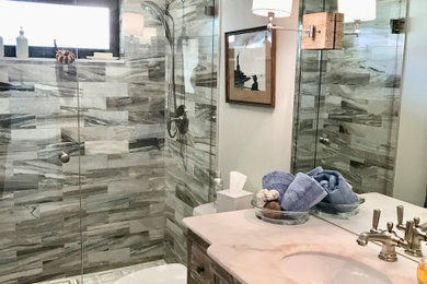 Bathroom - coastal bathroom idea in Miami
