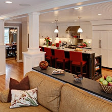 open concept kitchen/family room