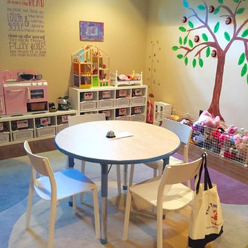Here's the after: complete with a system in place so the kids clean up!