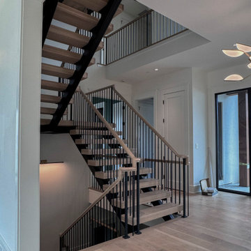 Project #122 | Freestanding Steel & Wood Staircase
