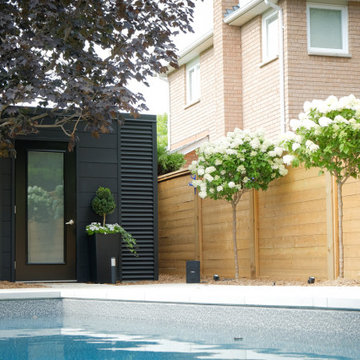 Modern Cube Shed in Georgetown Ontario