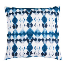 Shibori Cushions Lucy Diamonds Indigo - Decorative Cushions