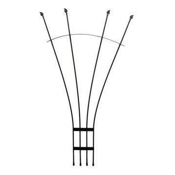 Achla 38"W X 56"H Iron Fan Trellis I