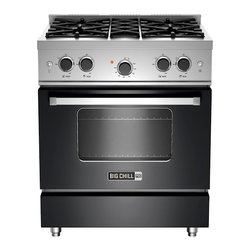 Big Chill Pro Range in Matte Black - Gas Ranges And Electric Ranges