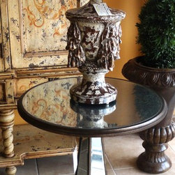 Penina Mirrored Table - Side Tables And End Tables
