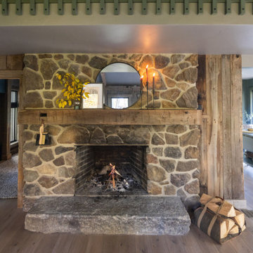 Weekend Cabin in the Woods- Fireplace