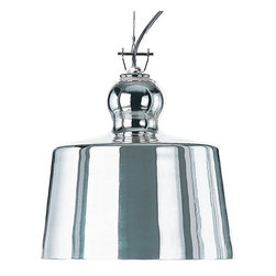 Privata Acquatinta Silver Pendant Lamp By Produzione Privata - Pendant Lighting