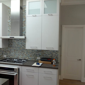Very Modern Textured Thermofoil Kitchen