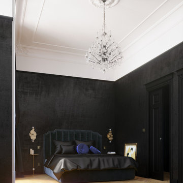 Black Master bedroom