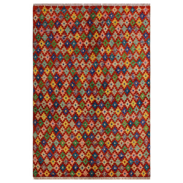 Tribal Balochi Alfonzo Hand Knotted Wool Rug - 4'10'' x 6'4''