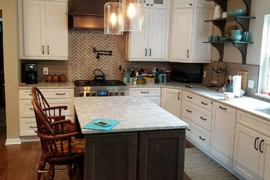 White Cabinets-Transitional