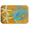Crabby StarFish Deco Plush Bath Mat, 30"x20"