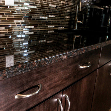 Mocha Cabinets, Kitchen,