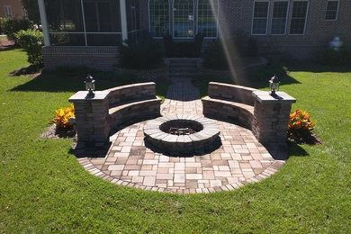 Sitting Area with Firepit - Forest Lakes/Pooler GA