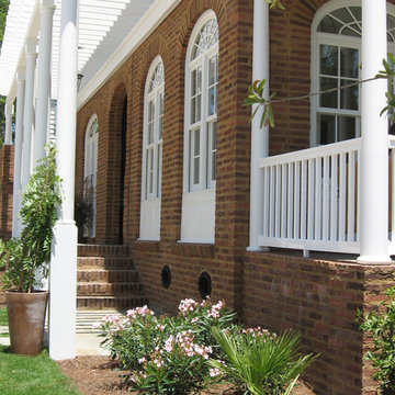 Colonial Brick Entrance
