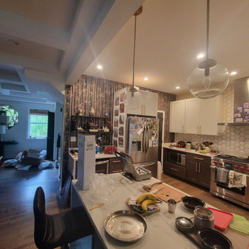 Wallpaper installation Kitchen in Santa Barbara